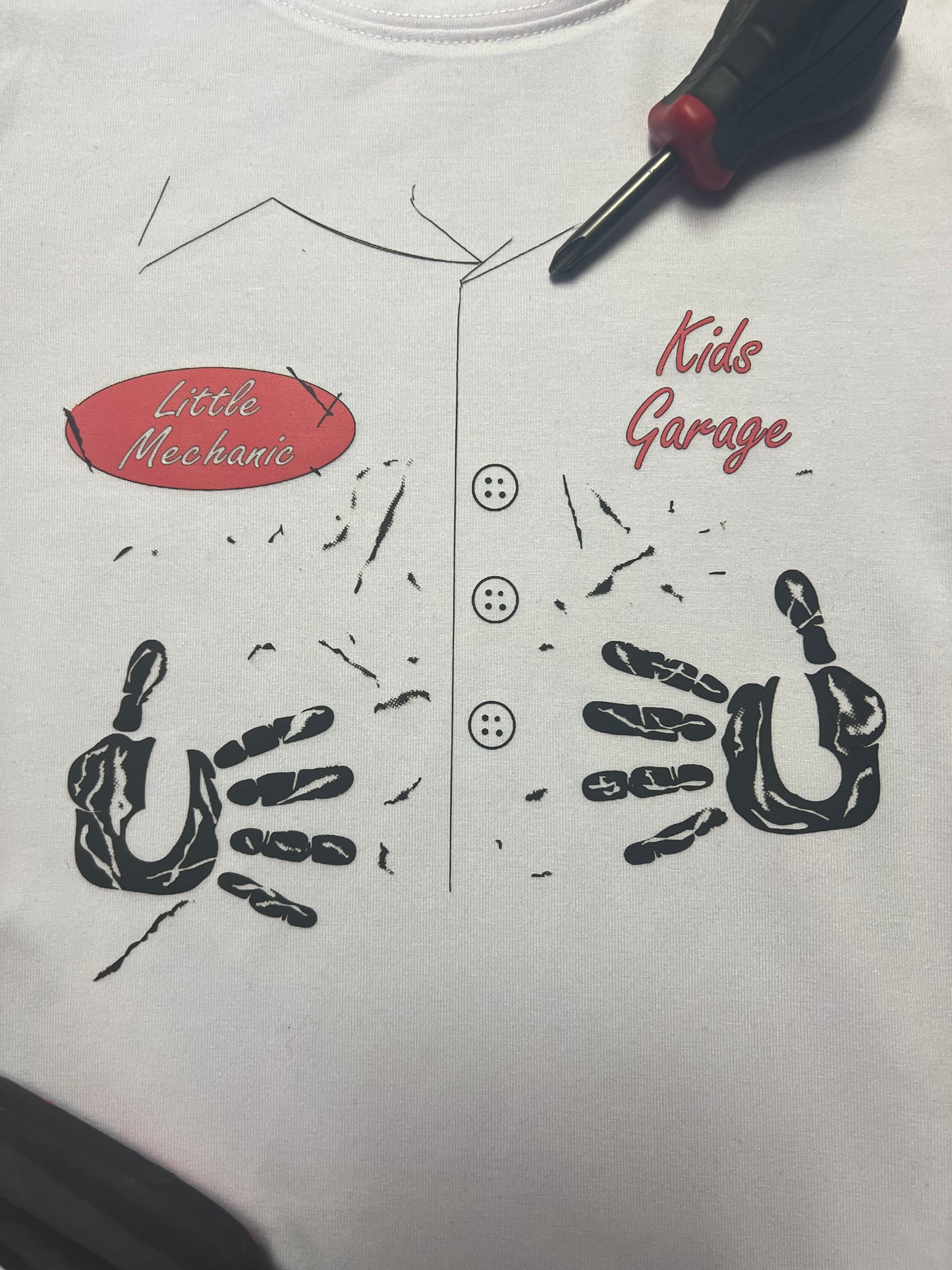 Kids Garage, Kids mechanic Tshirt