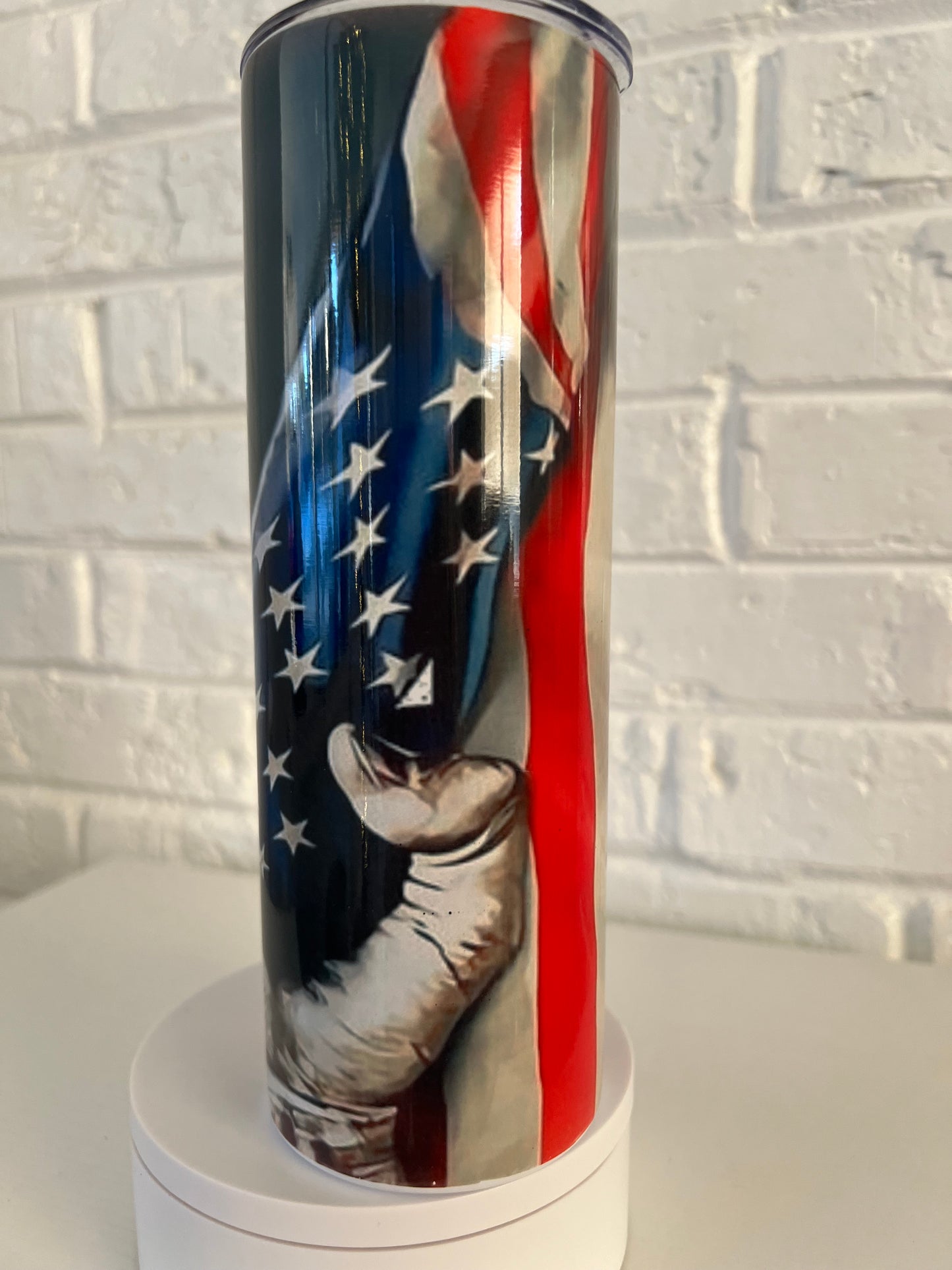 20 oz Tumbler Proud Veteran of US Army