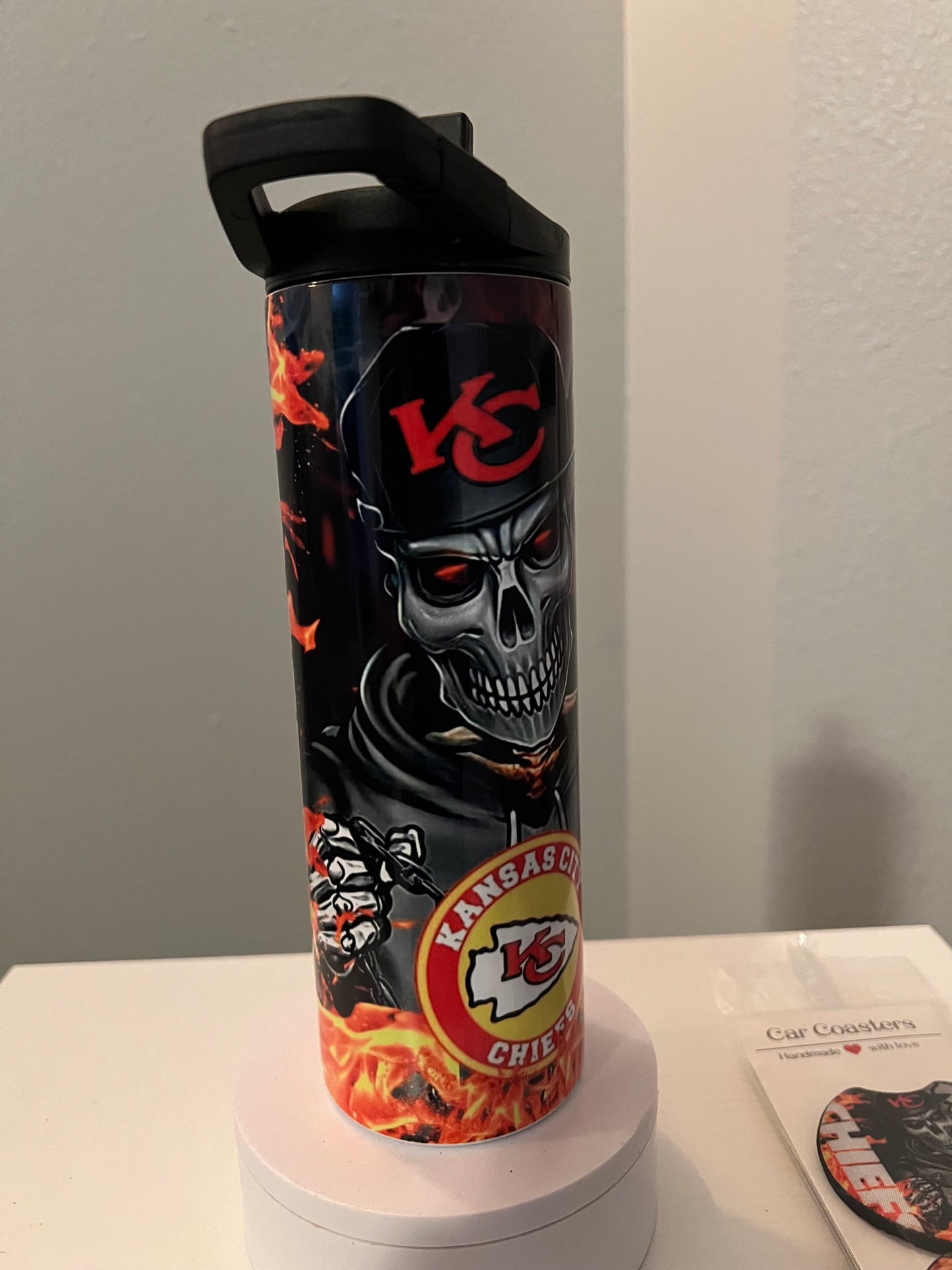 KC 20 oz Tumbler with Car Coasters