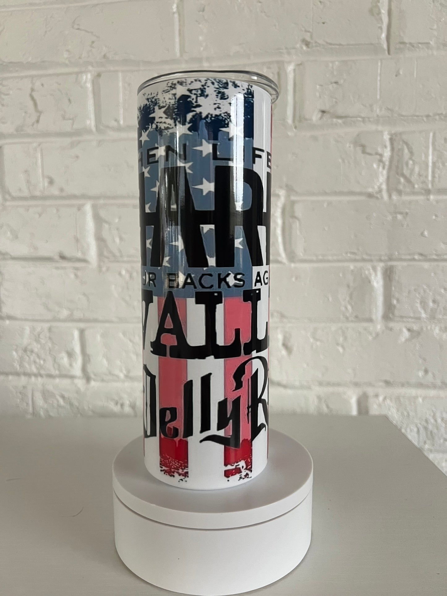 Hardy, Wallen and Jelly Roll tumbler